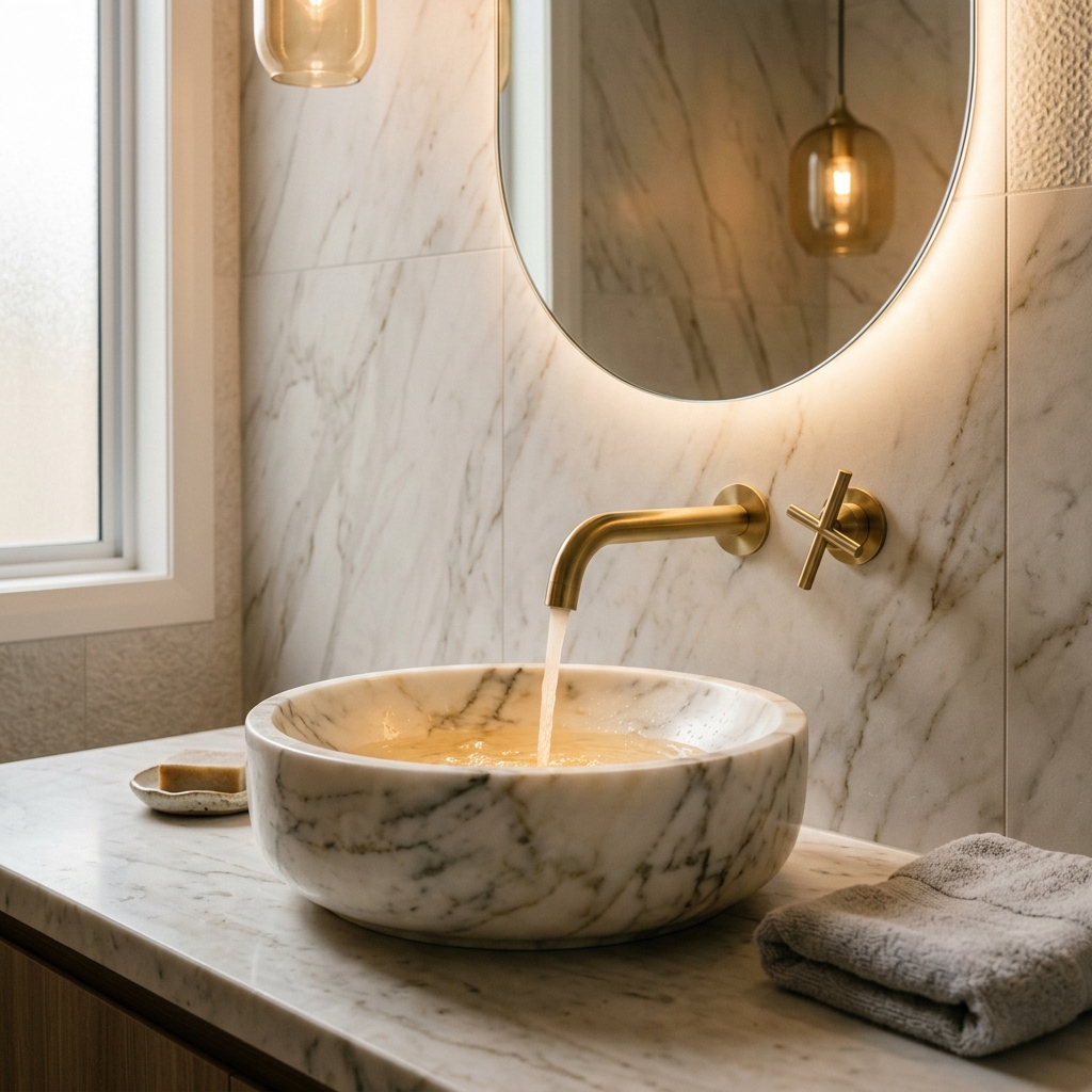 Luxury fixtures and fittings selection