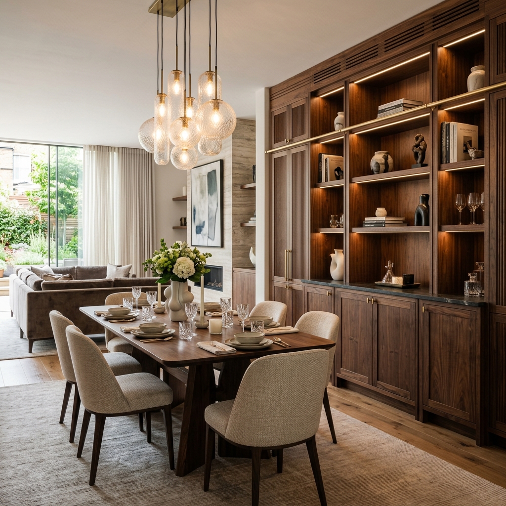 Luxury furniture and lighting selection