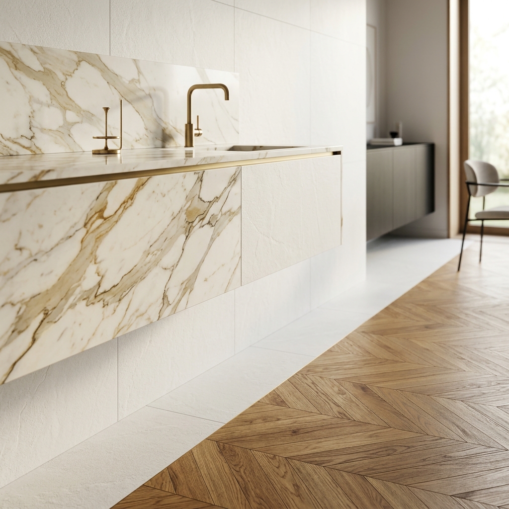 Luxury surfaces and finishes selection